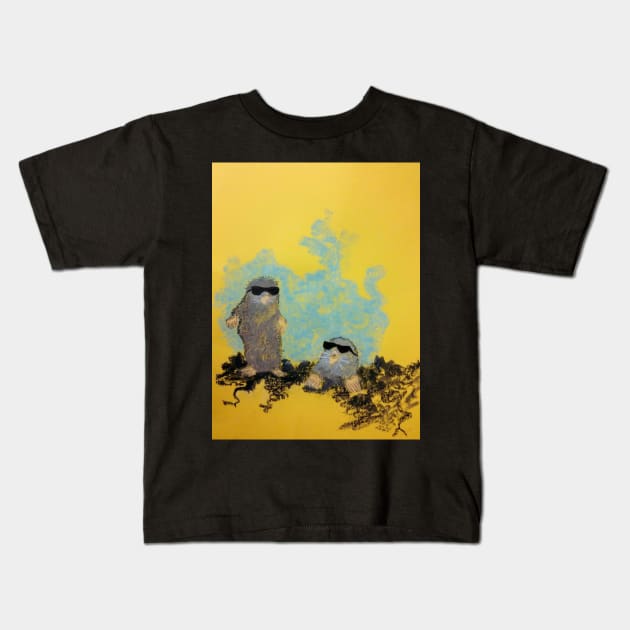 Moles Kids T-Shirt by Kuhtina